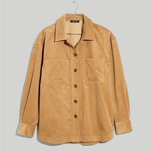 Madewell corduroy shirt jacket. Size XL.